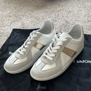 Beckett Simonon White Leather Sneakers